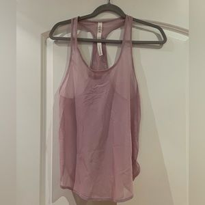 Lululemon size 4 mesh tank